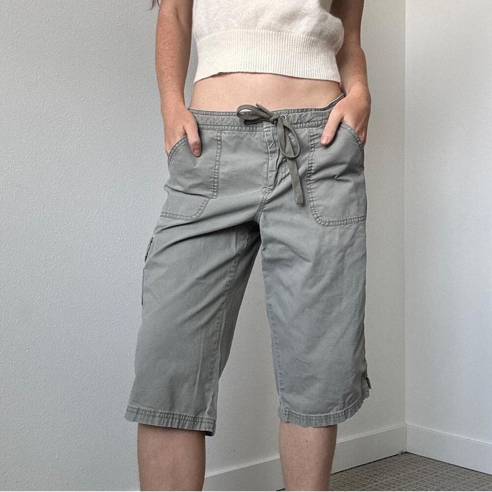 Y2k dockers cotton cargo capris - Picture 3 of 7
